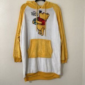 Winnie the Pooh Cozycore Comfy Casual Soft Fuzzy Oversized Slouchy Hoodie XL